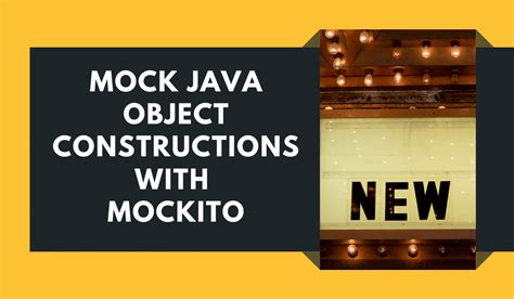 mockito mock constructor|More.